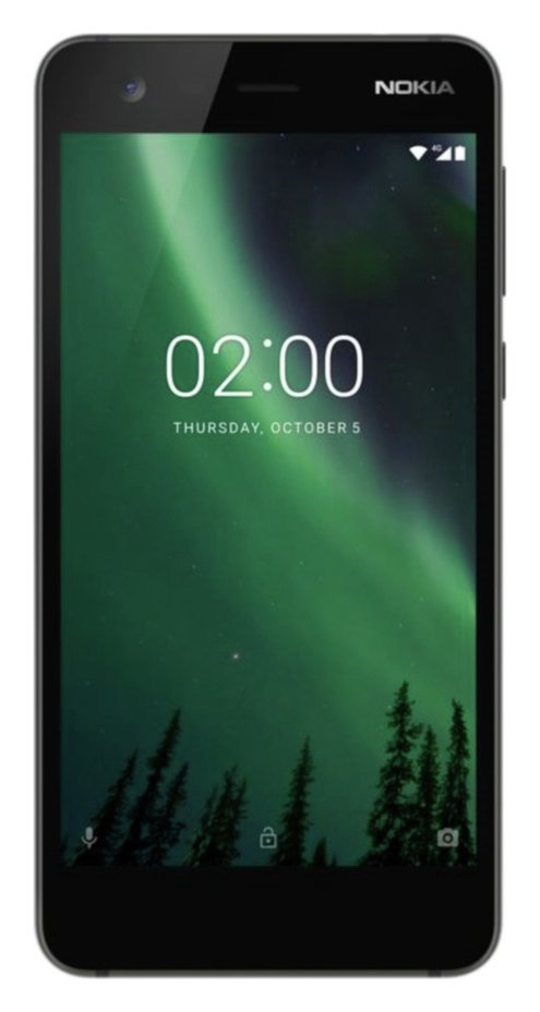 Sim Free Nokia 2 Mobile Phone - Black