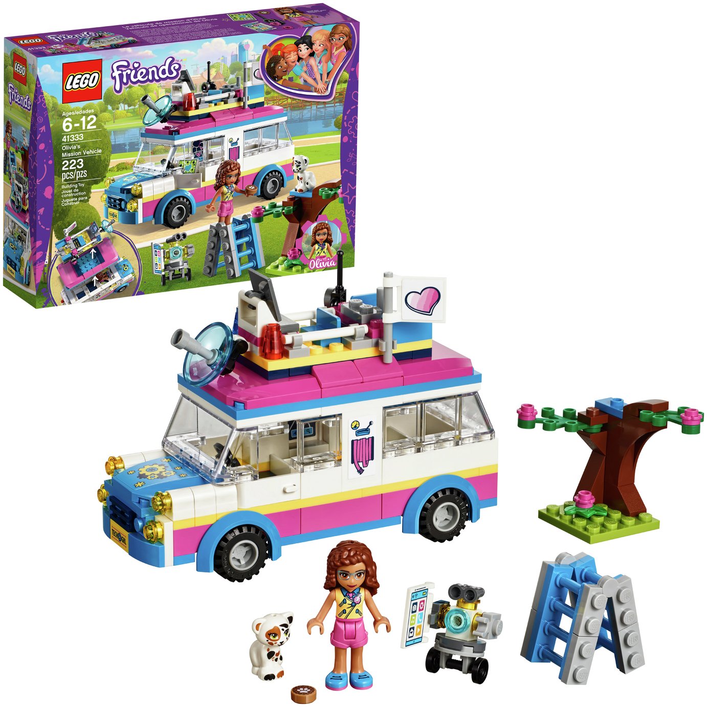 LEGO Friends Heartlake Olivia s Mission Vehicle Toy 41333 8089377 Argos Price Tracker pricehistory