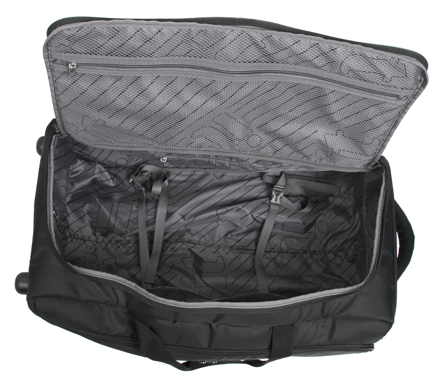 it luggage megalite lightweight soft 2 wheel holdall large