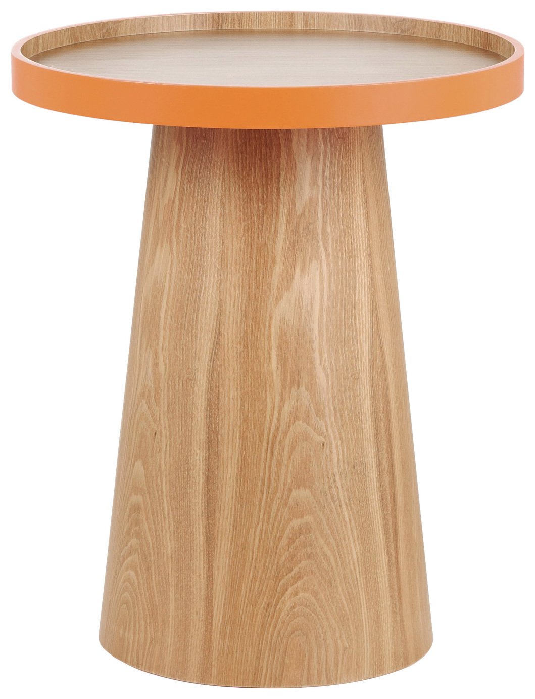 Habitat Brodi Wood Veneer Tray Table - Ash & Orange