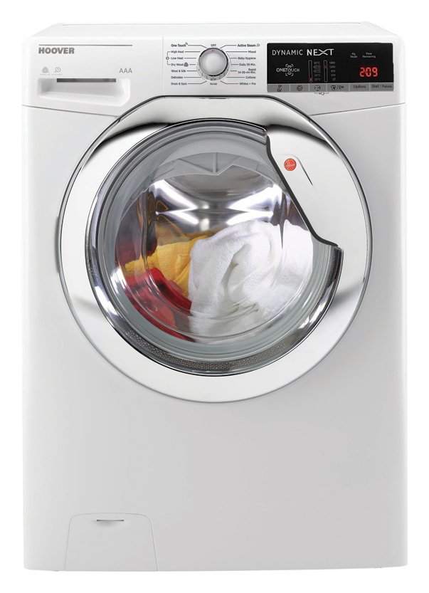 Hoover WDXOA4106HC 10KG / 6KG 1400 Spin Washer Dryer - White