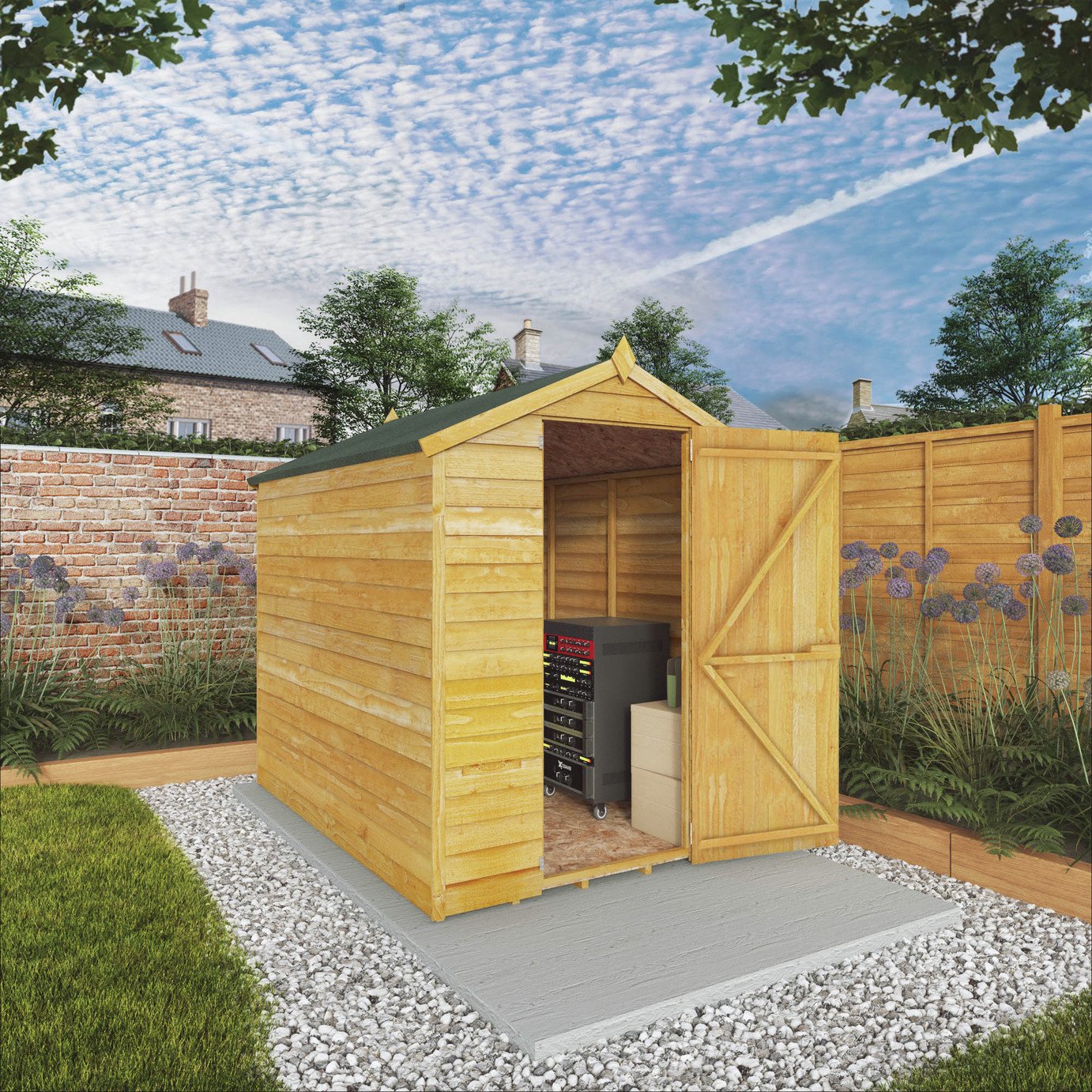 Mercia Wooden 7 x 5ft Overlap Windowless Shed Review