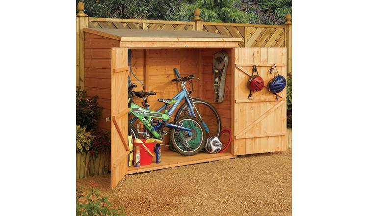 Rowlinson 2000L Shiplap Wallstore Garden Storage Box - Brown