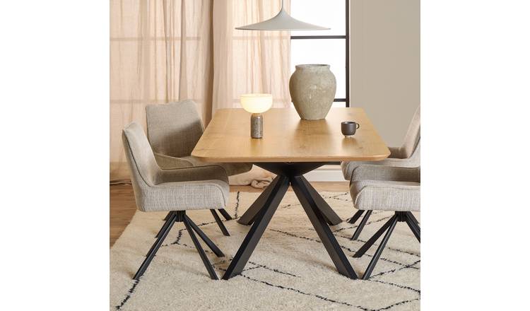 Furniture To Go Irwine 6 Seater Dining Table - Natural