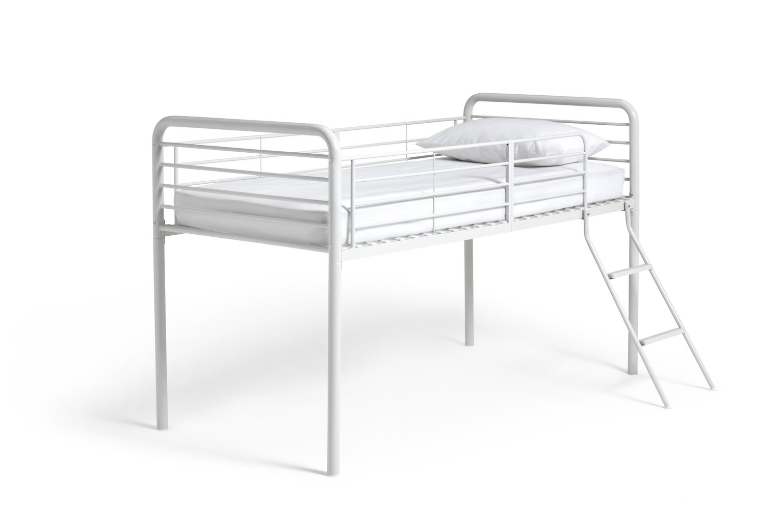 Argos Home Jo Mid Sleeper Bed Frame - White