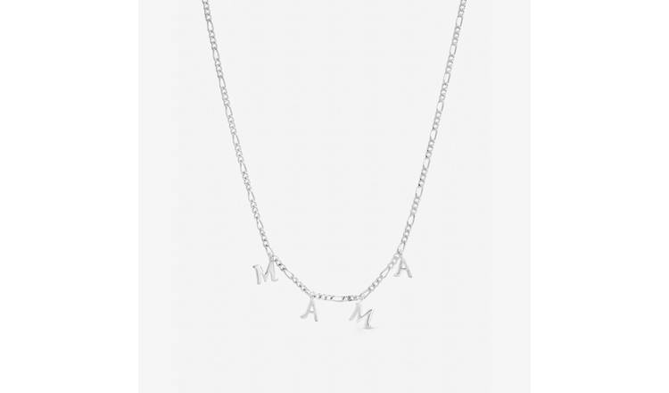 Inicio Silver Plated Mama Necklace In Gift Pouch