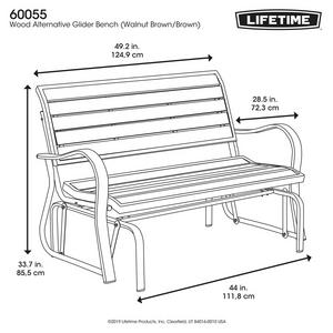 Iron glider bench deals