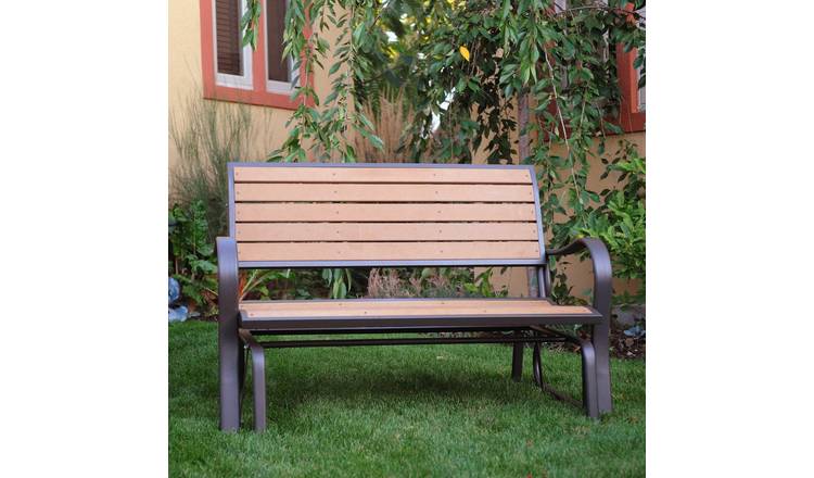 Argos garden bench discount seat