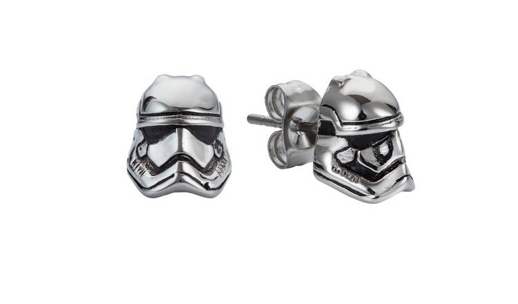 Disney Men's Star Wars Stainless Steel Stud Earrings