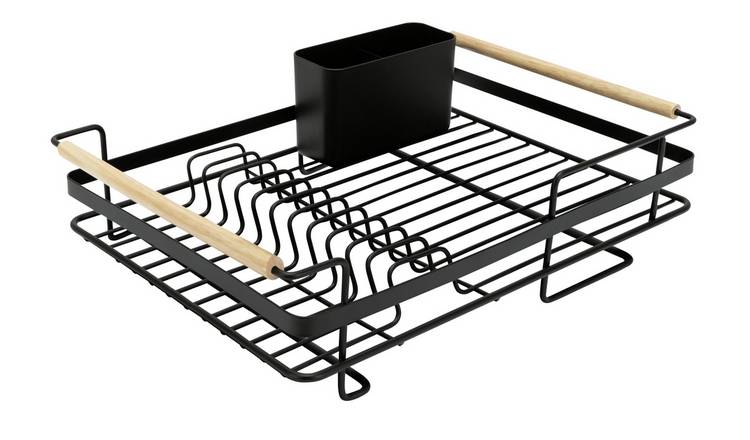 Habitat Large Black Wire Dish Drainer