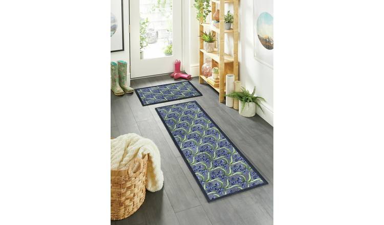 My Mat Bluebells Short Pile Runner - 50x150cm