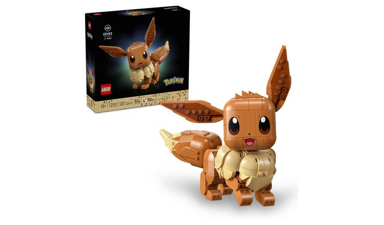 LEGO Pokémon Eevee Figure Building Set for Adults 72151