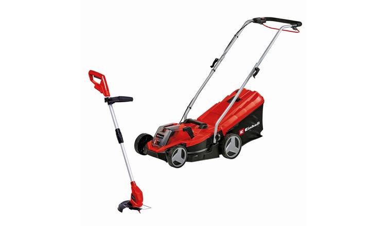 Einhell 24cm Cordless Brushless Roatary Lawnmower & Trimmer