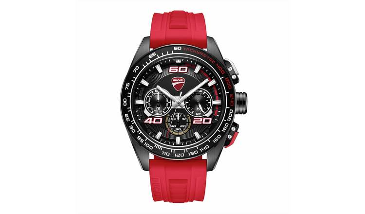 Ducati Extreme Sports Red Silicone Strap Watch