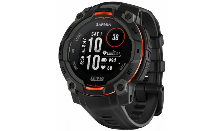 Garmin Instinct 3 Solar 45mm Smart Watch - Black