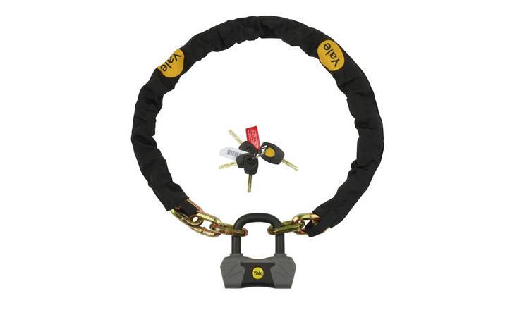 Yale Maximum Security Bike Chain and Lock - 1.10m