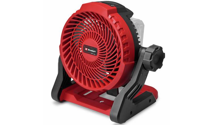 Einhell GE-CF 18/2200 Li-Solo Red and Black Desk Fan - 7 Inch