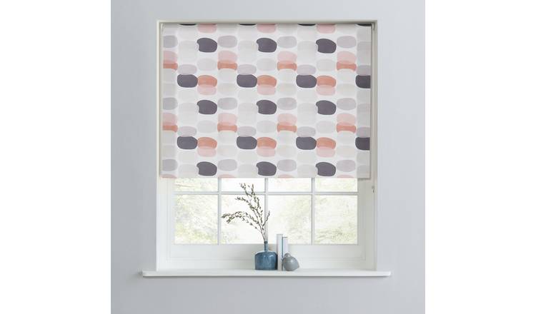 Argos Home Abstraction Blackout Roller Blind - 3ft