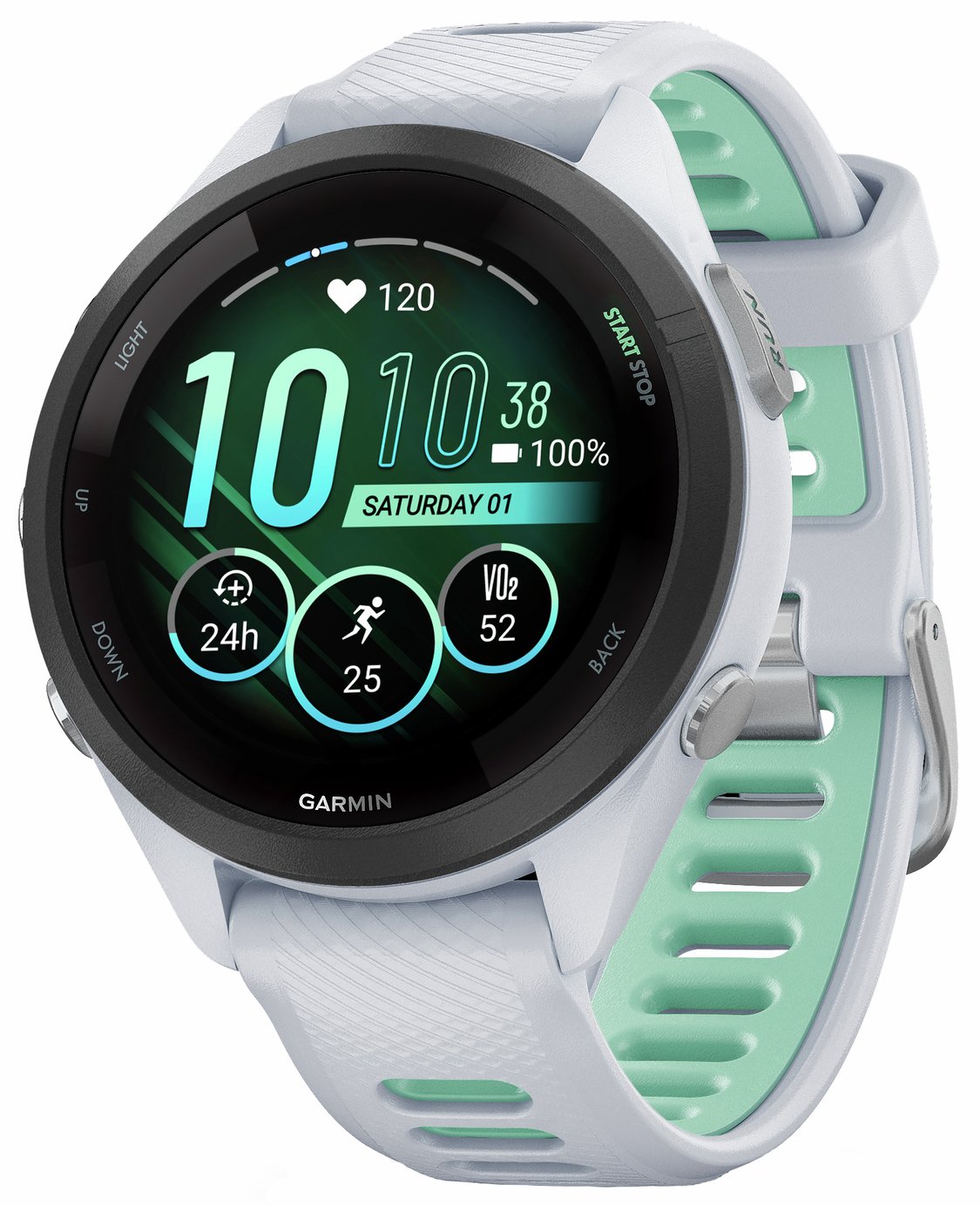 Garmin Forerunner 265S 42mm Running Smart Watch - Whitestone