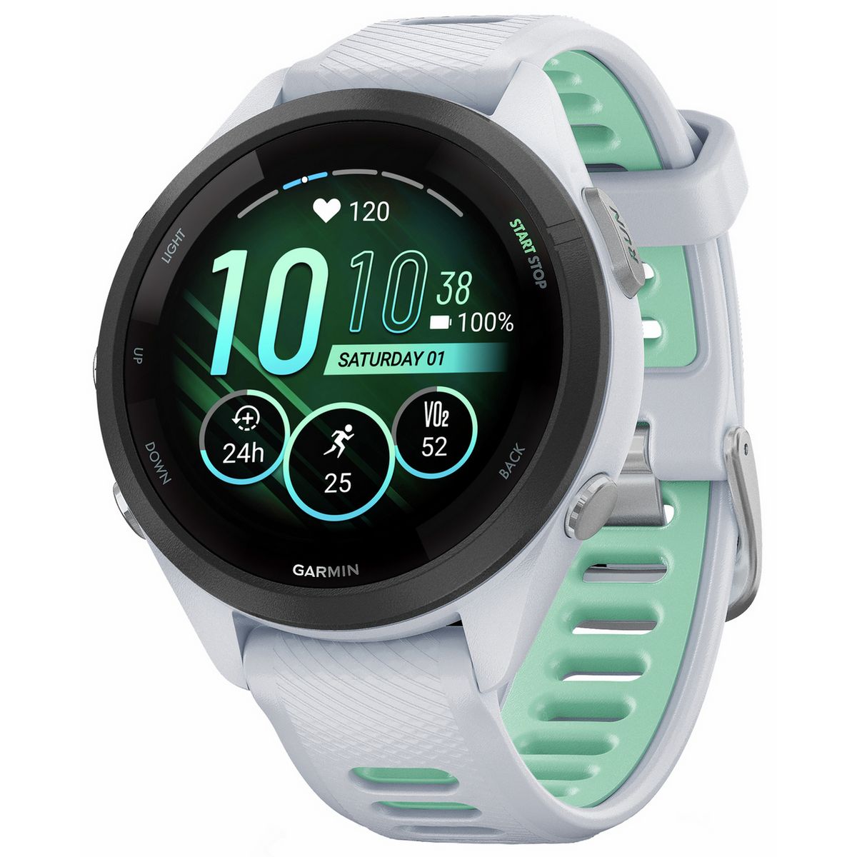 Forerunner 265S 42mm Running Smart Watch Whitestone