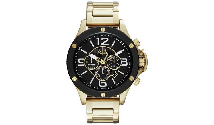 Argos armani exchange mens watch best sale