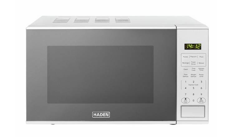 Haden 800W 20L Standard Microwave 214676 - Silver