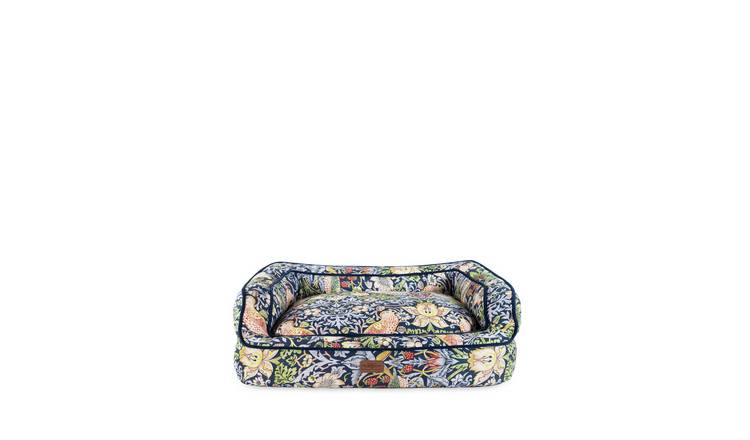 Morris & Co Strawberry Thief Print Pet Sofa - Medium