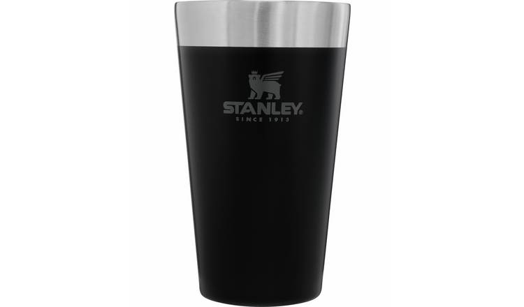 Stanley Stainless Steel Stacking Black Adventure Beer Pint - 470ml