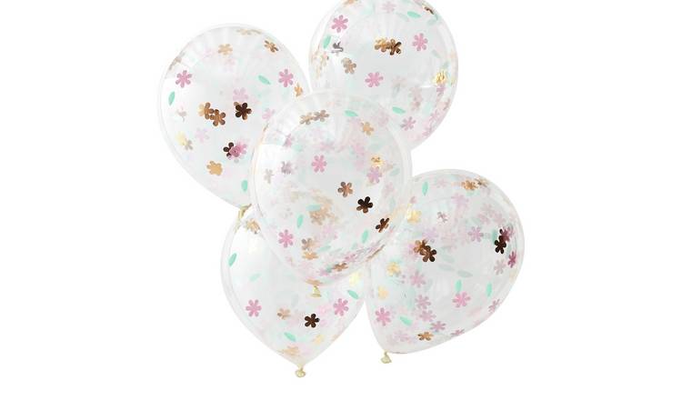 Ginger Ray Floral Confetti Balloons