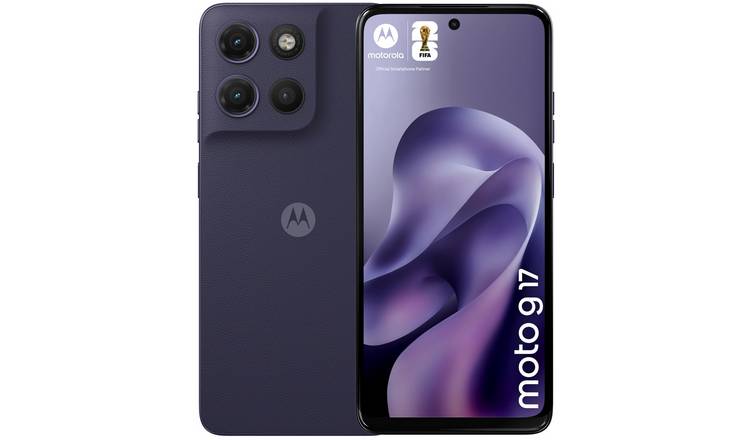 SIM Free Motorola g17 128GB AI Mobile Phone - Evening Blue