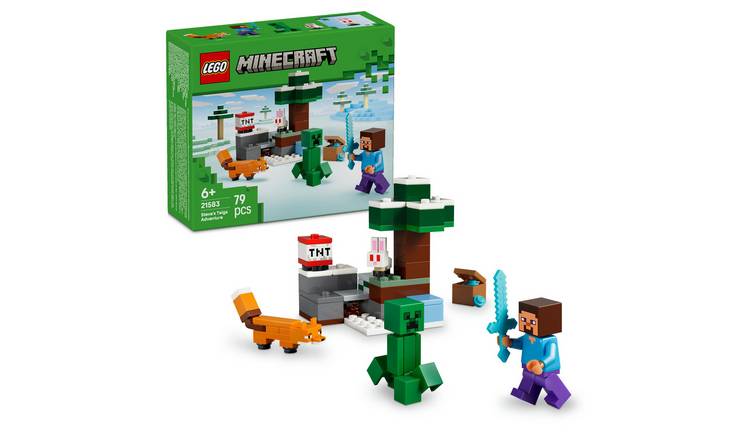 LEGO Minecraft Steve's Taiga Adventure Toy for Kids 21583