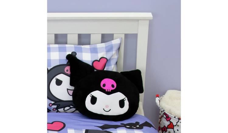 Hello Kitty Kuromi Shaped Cushion Black - 33x40cm