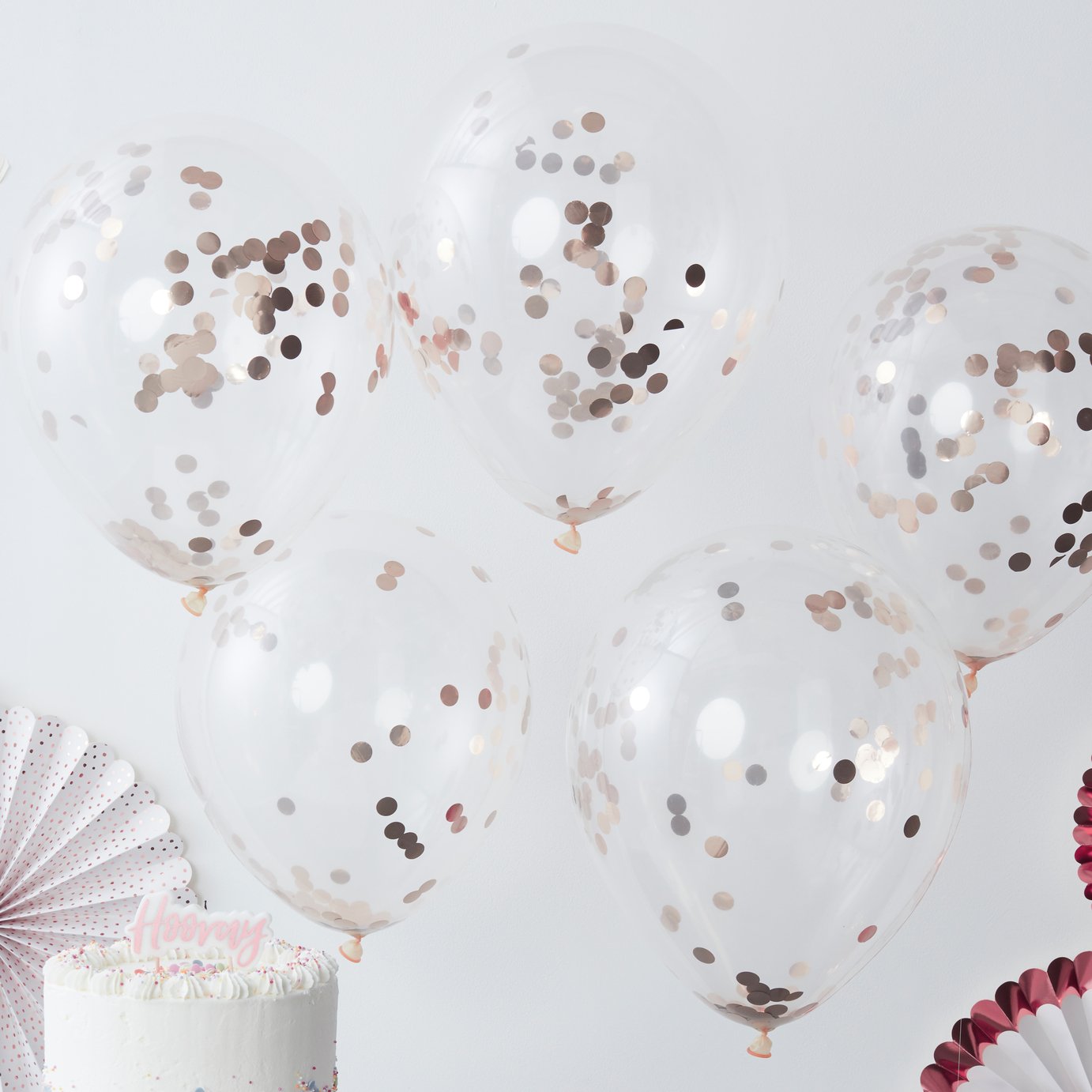 Ginger Ray Rose Gold Confetti Balloons Review