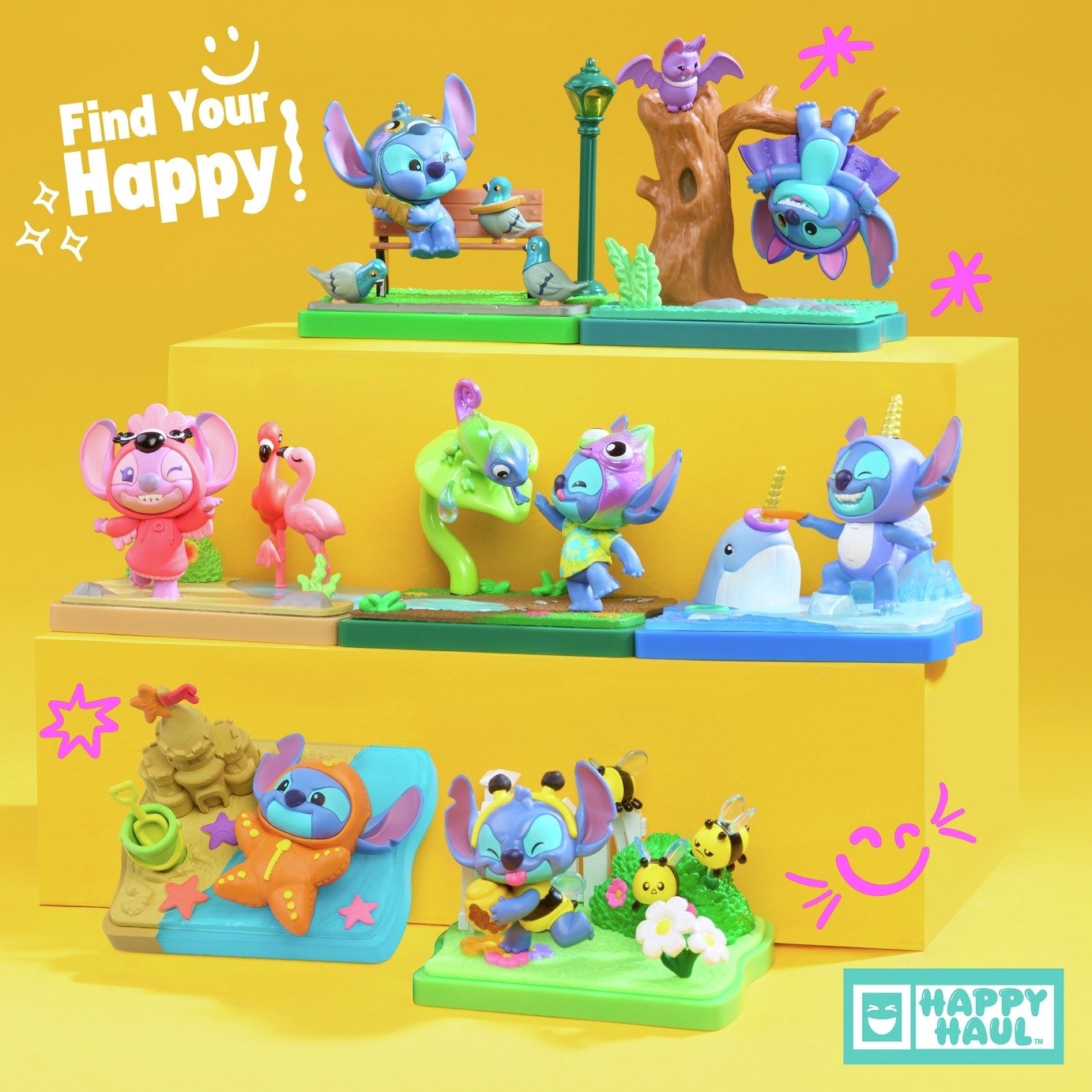 Buy Happy Haul Stitch Goes Wild Collectible Figure | Playsets and