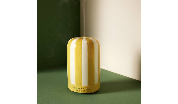 Habitat 100ml Mustard Striped Electric Diffuser