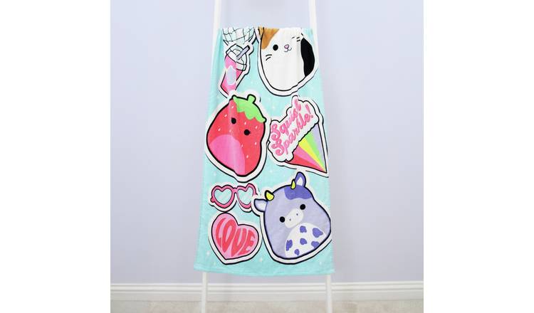 Squishmallows Funky Beach Towel - Blue