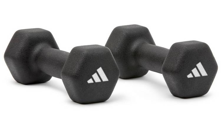 Adidas Neoprene Dumbbells - 2 x 2kg