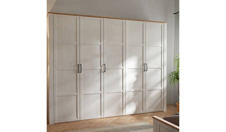 Furniture To Go Bohol 5 Doors Wardrobe - White