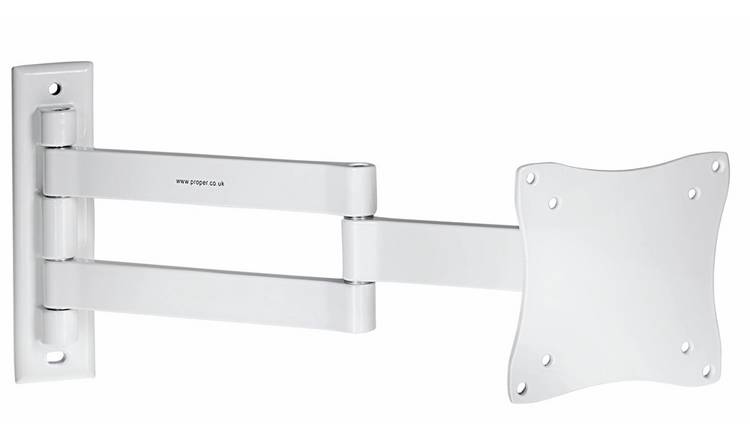 ProperAV P-SWBLCDW-1 Tilt & Swivel 13-28Inch TV Wall Bracket