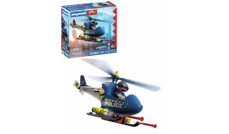 Playmobil 72080 Action Heros Police Helicopter Playset