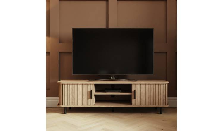 GFW Omai 2 Door TV Unit – Light Oak
