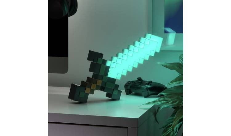The Mandalorian Minecraft Diamond Sword LED Novelty Light