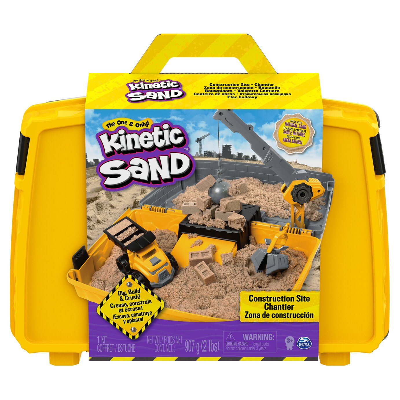 Kinetic Sand Construction Box Playset