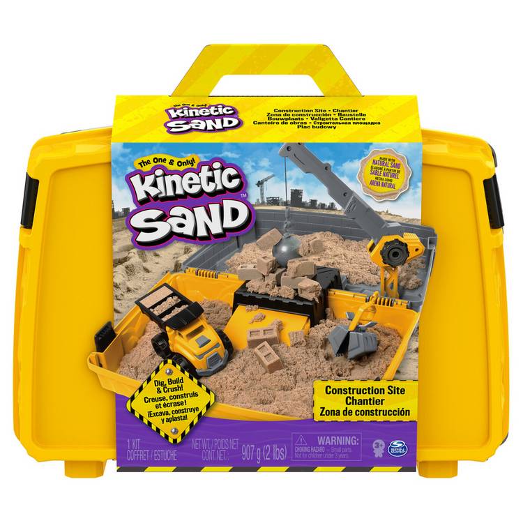 Kinetic Sand Construction Box Playset 0