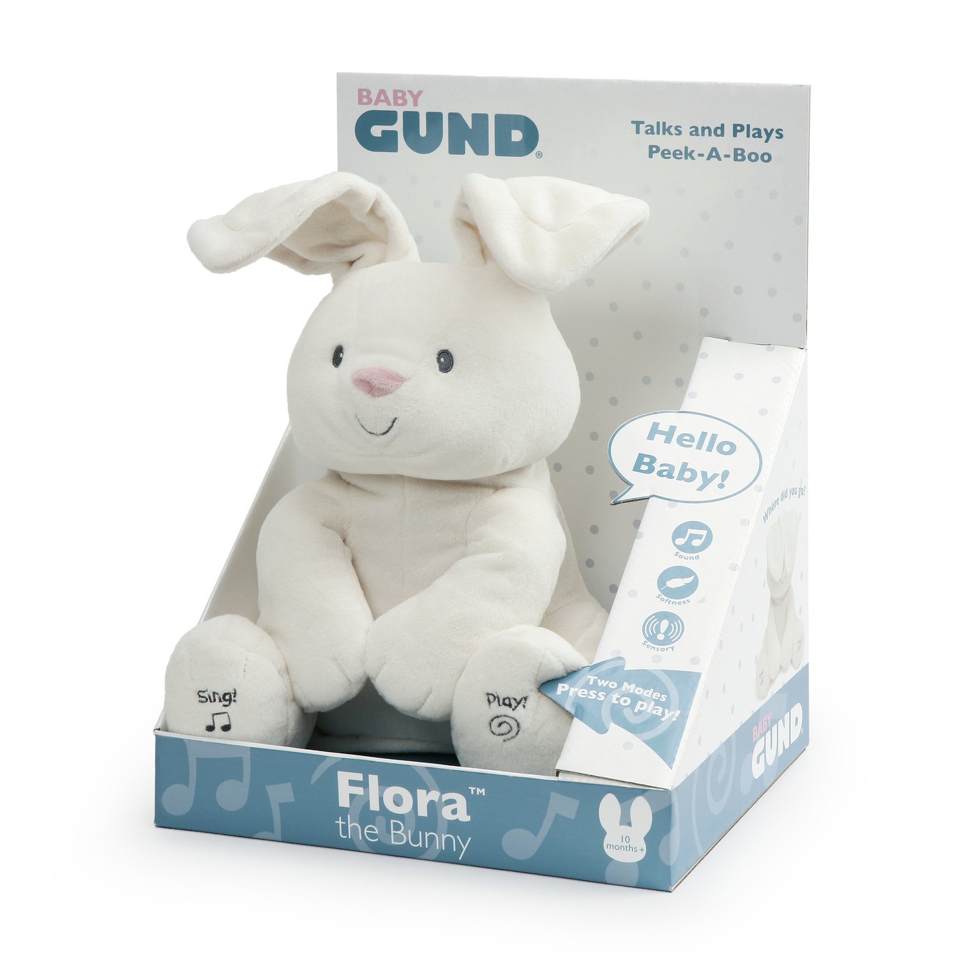 gund flora animated bunny