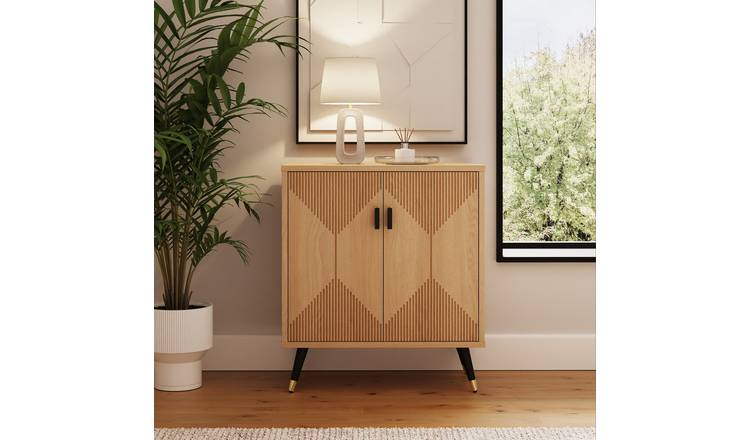 GFW Amara 2 Door Sideboard – Light Oak