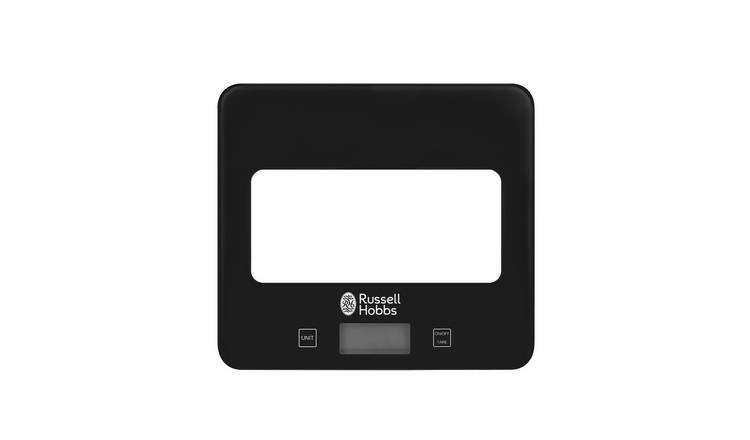 Buy Russell Hobbs Square Digital Scale Black Kitchen scales Argos