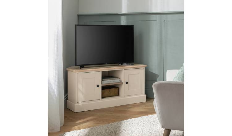 Argos Home Winchester 2 Door Corner TV Unit - Natural