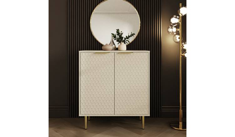 GFW Azariah 2 Door Sideboard – Ivory