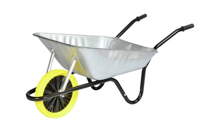 Walsall 85L Galvanised Builders Wheelbarrow